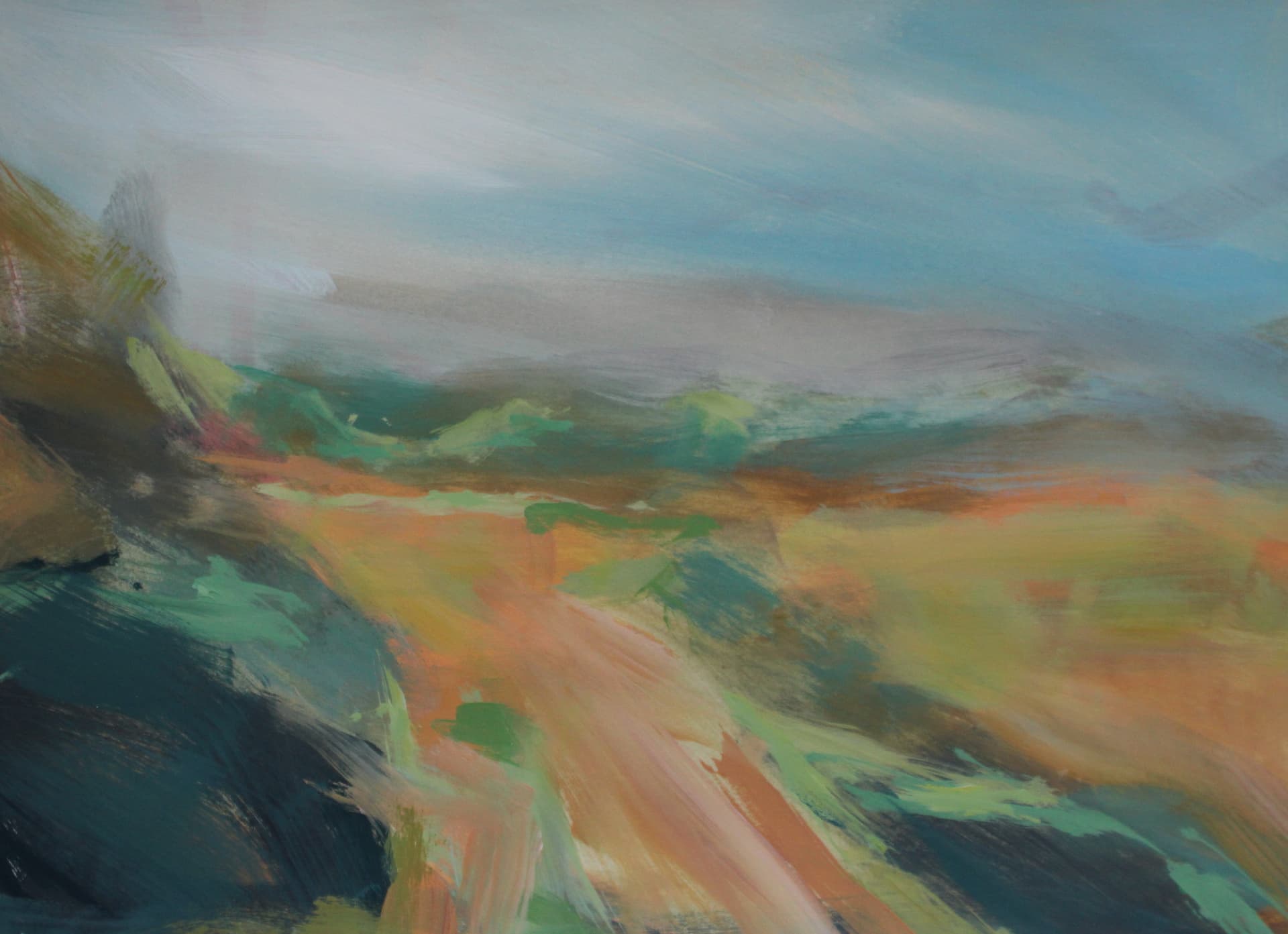 Grounding Place II — Acrylic on paper