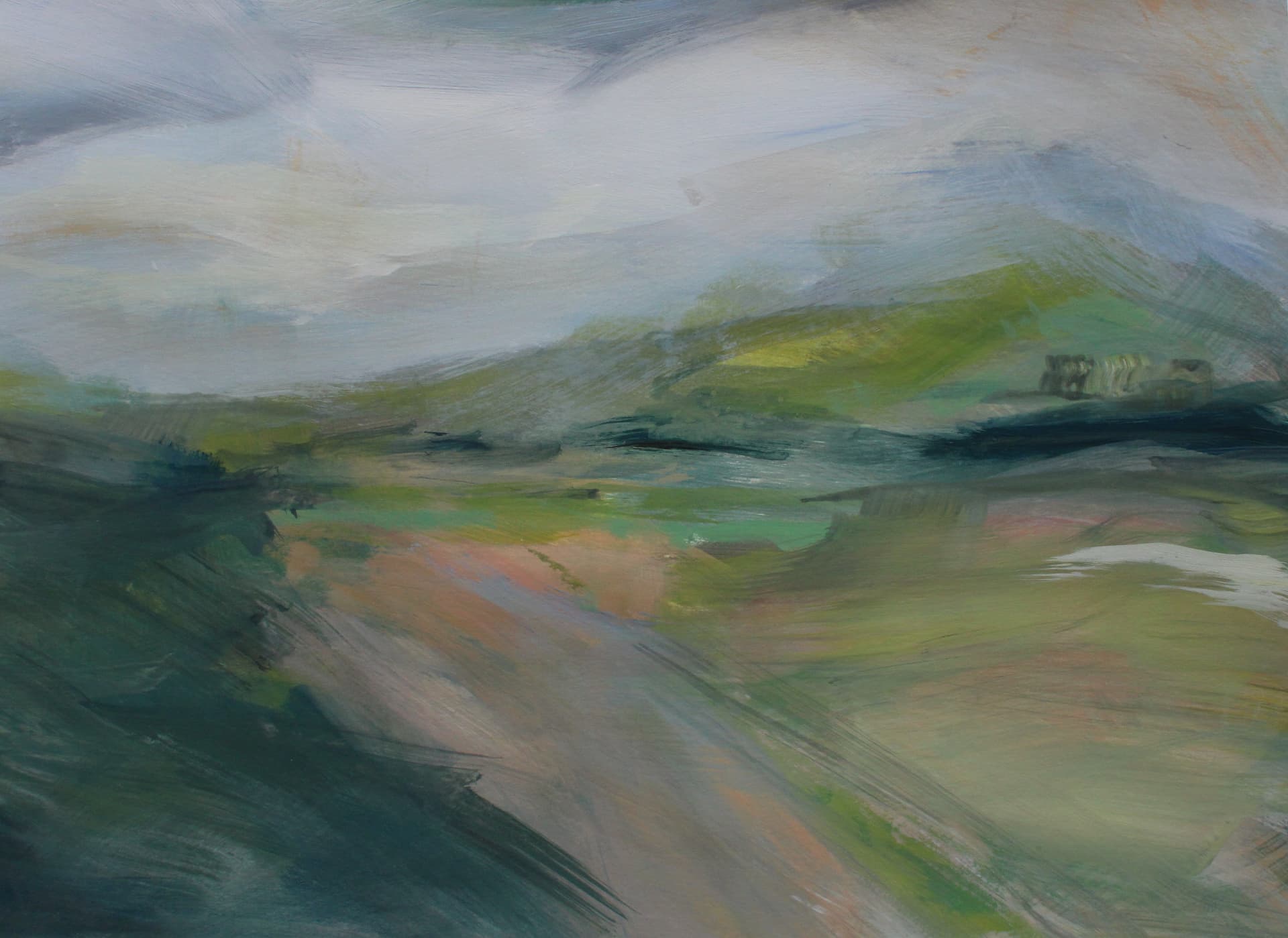 Grounding Place I — Acrylic on paper
